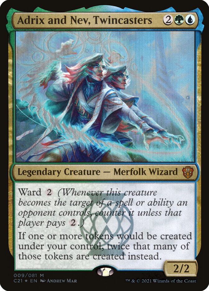 Adrix e Nev, Conjuradores Gêmeos / Adrix and Nev, Twincasters - Magic: The Gathering - MoxLand
