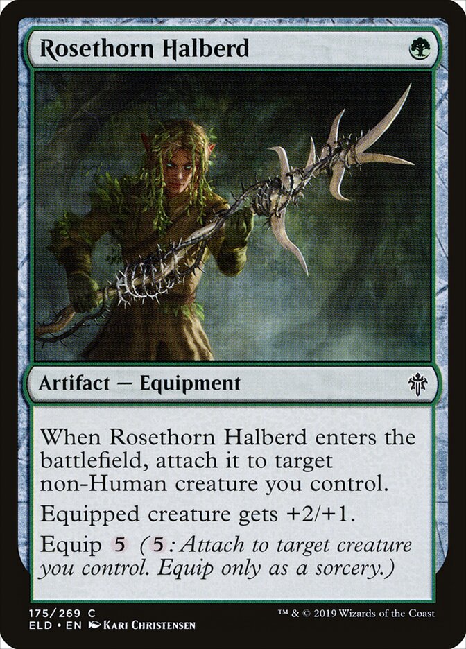 Alabarda Rosespina / Rosethorn Halberd - Magic: The Gathering - MoxLand