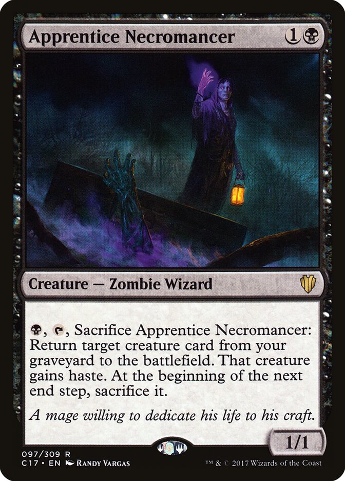 Aprendiz de Necromante / Apprentice Necromancer - Magic: The Gathering - MoxLand
