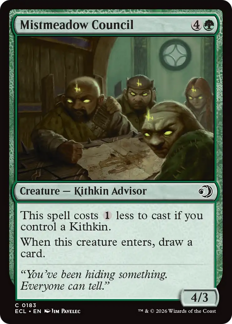 Conselho de Nevoplanície / Mistmeadow Council - Magic: The Gathering - MoxLand