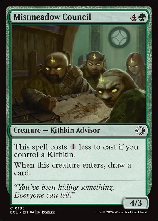 Conselho de Nevoplanície / Mistmeadow Council - Magic: The Gathering - MoxLand
