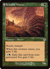 Vorme do Espinheiro / Bramble Wurm - Magic: The Gathering - MoxLand