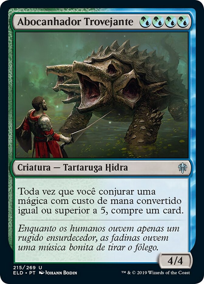 Abocanhador Trovejante / Thunderous Snapper - Magic: The Gathering - MoxLand