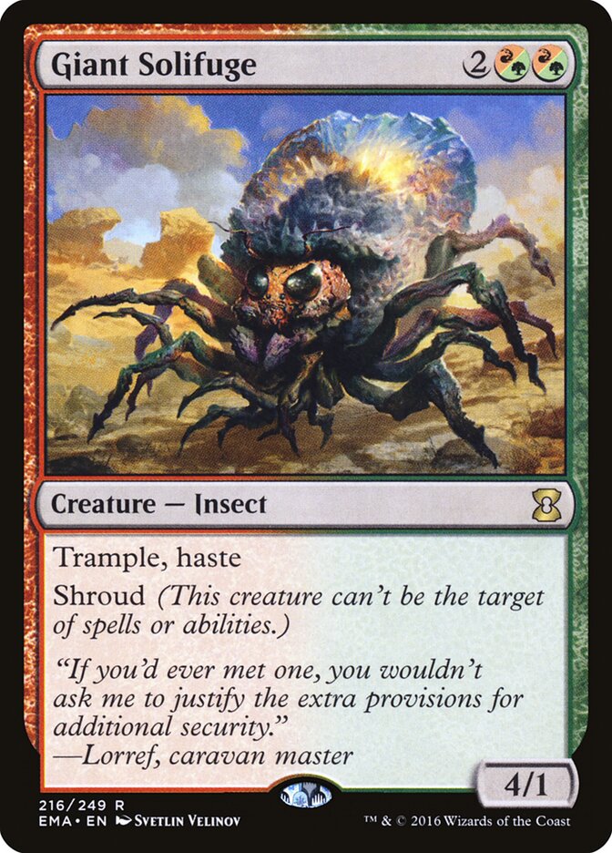 Solífugo Gigante / Giant Solifuge - Magic: The Gathering - MoxLand