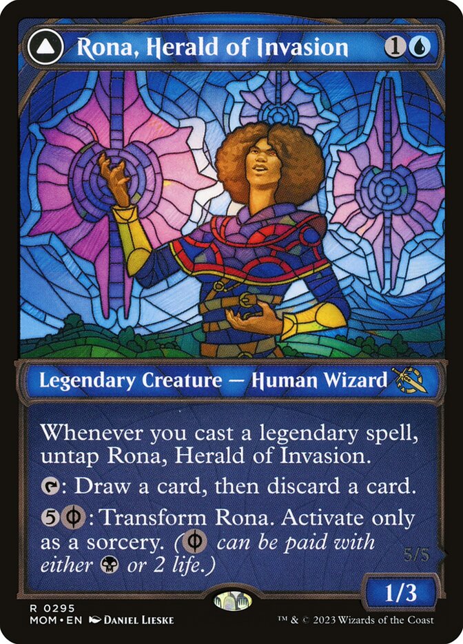 Rona, Arauta da Invasão / Rona, Herald of Invasion - Magic: The Gathering - MoxLand