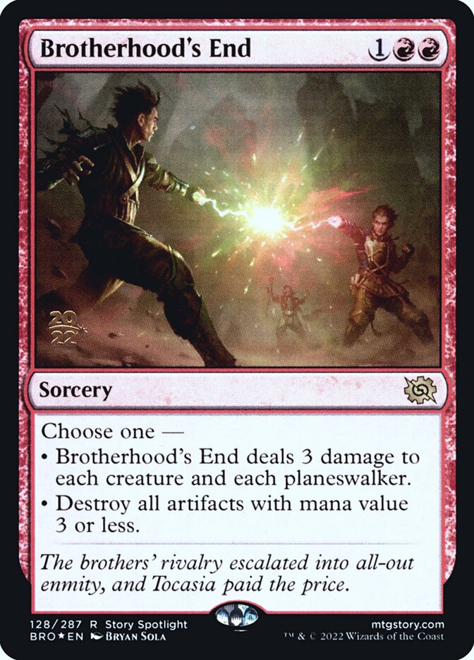 Fim da Fraternidade / Brotherhood's End - Magic: The Gathering - MoxLand