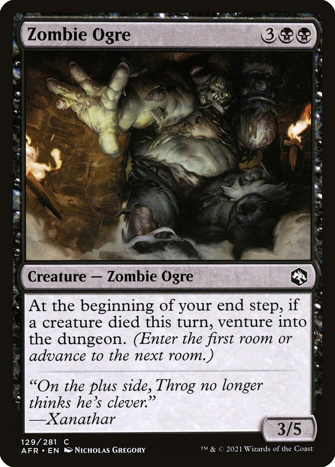 Zumbi Ogro / Zombie Ogre - Magic: The Gathering - MoxLand
