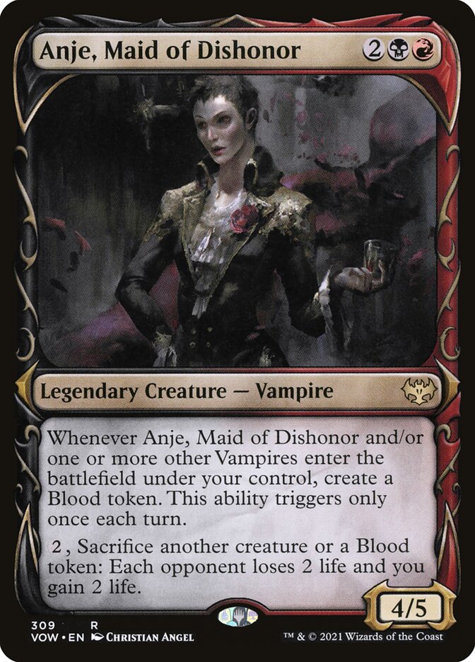 Anje, Dama de Desonra / Anje, Maid of Dishonor - Magic: The Gathering - MoxLand