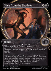 Talho das Sombras / Slice from the Shadows - Magic: The Gathering - MoxLand