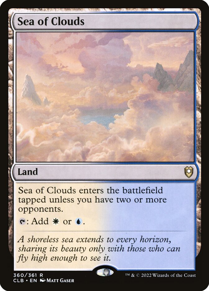 Mar de Nuvens / Sea of Clouds - Magic: The Gathering - MoxLand