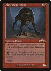 Sabujo Monstruoso / Monstrous Hound - Magic: The Gathering - MoxLand