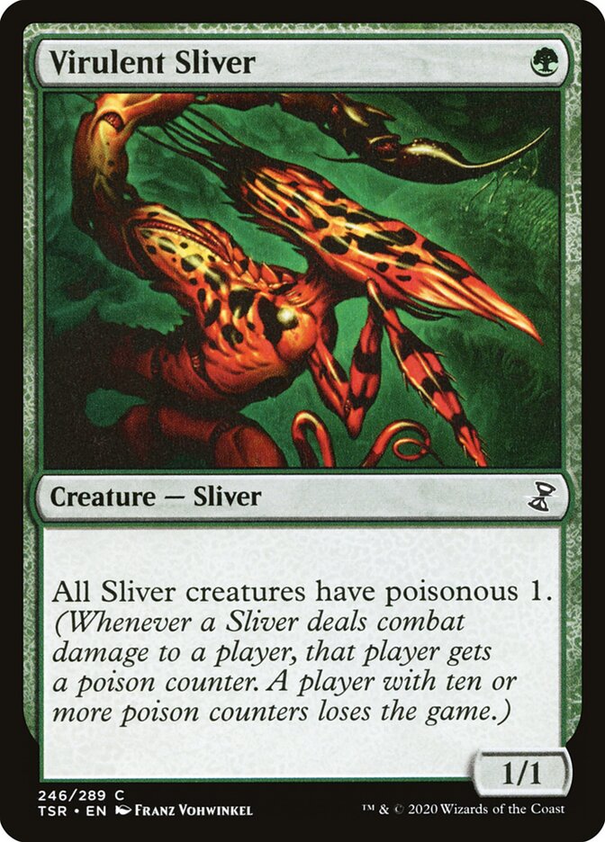 Fractius Virulento / Virulent Sliver - Magic: The Gathering - MoxLand