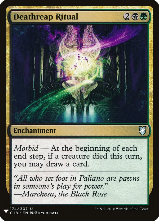 Ritual da Colheita Mortal / Deathreap Ritual - Magic: The Gathering - MoxLand