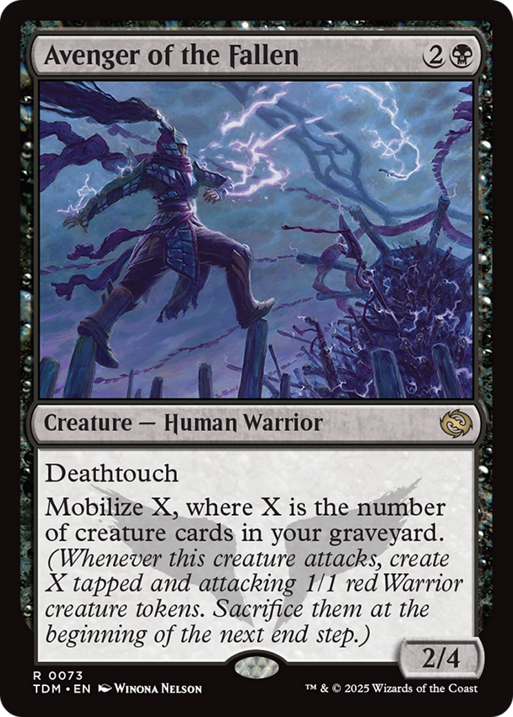 Vingadora dos Caídos / Avenger of the Fallen - Magic: The Gathering - MoxLand
