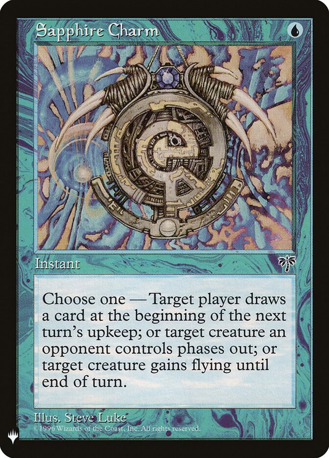 Medalhão de Safira / Sapphire Charm - Magic: The Gathering - MoxLand