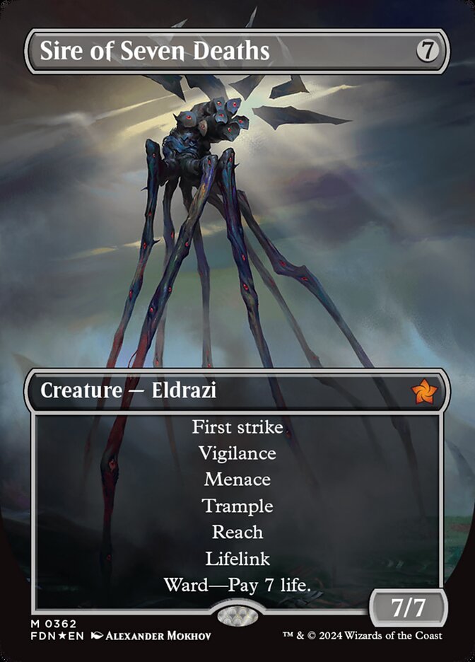 Senhor das Sete Mortes / Sire of Seven Deaths - Magic: The Gathering - MoxLand
