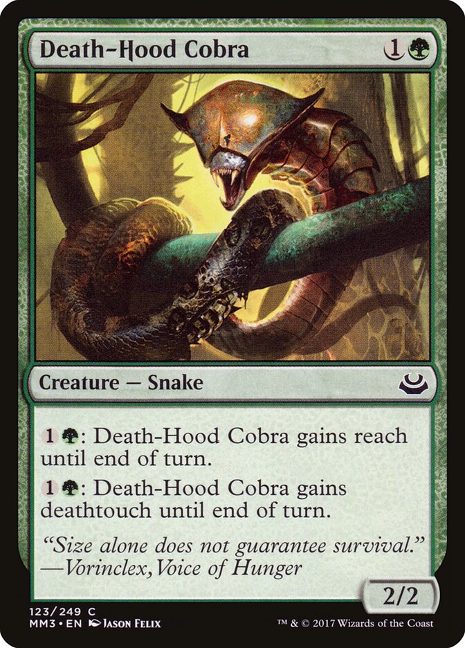Naja do Capuz Letal / Death-Hood Cobra - Magic: The Gathering - MoxLand