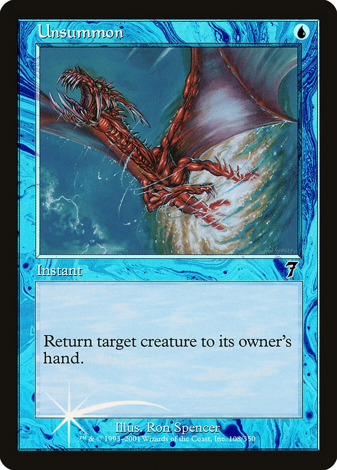 Esconjurar / Unsummon - Magic: The Gathering - MoxLand