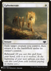 Efemerar / Ephemerate - Magic: The Gathering - MoxLand