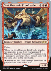 Stet, Draconic Proofreader / Stet, Draconic Proofreader - Magic: The Gathering - MoxLand