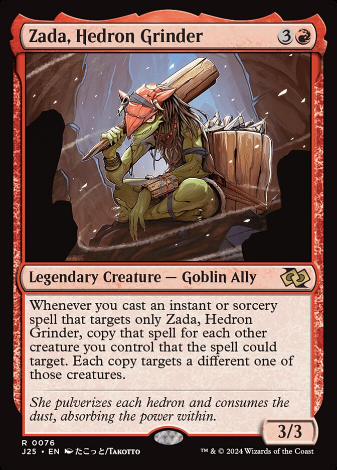 Zada, Moedora de Edros / Zada, Hedron Grinder - Magic: The Gathering - MoxLand