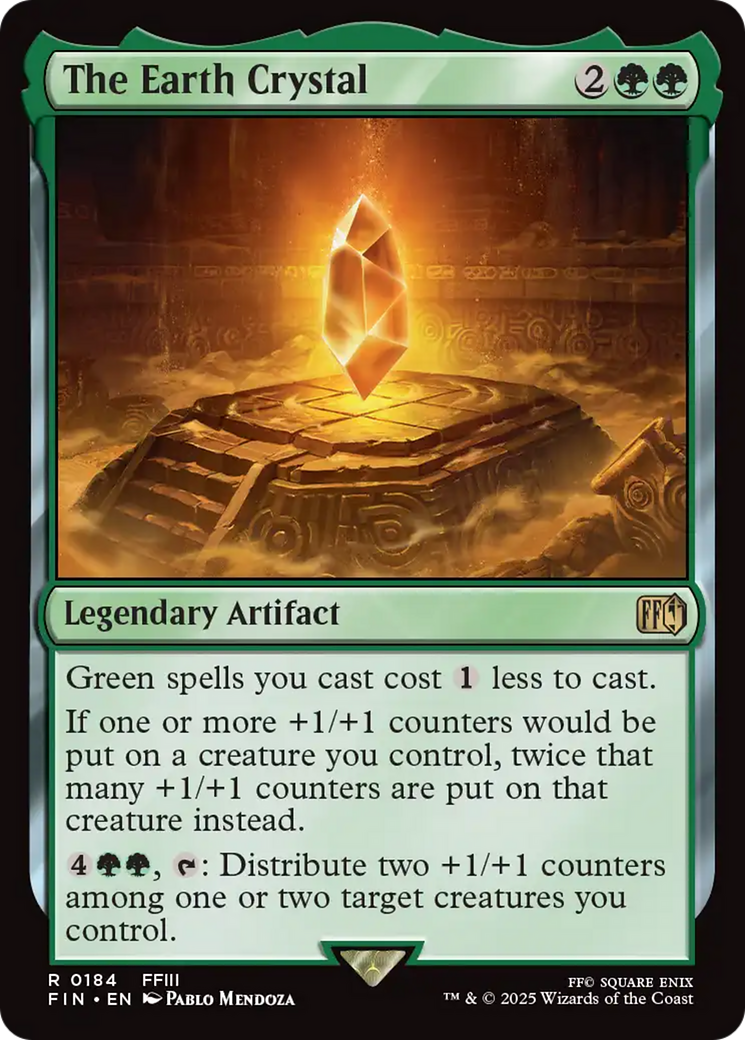 O Cristal da Terra / The Earth Crystal - Magic: The Gathering - MoxLand