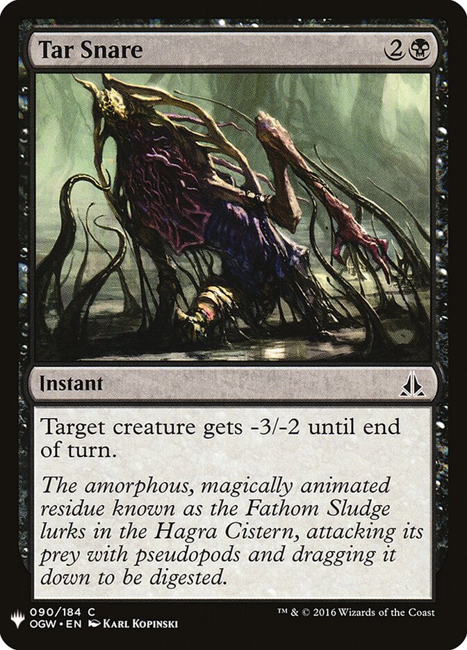 Armadilha de Piche / Tar Snare - Magic: The Gathering - MoxLand