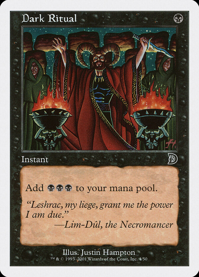 Ritual Sombrio / Dark Ritual - Magic: The Gathering - MoxLand