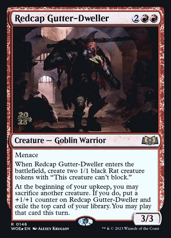 Sarjetano Barrete Vermelho / Redcap Gutter-Dweller - Magic: The Gathering - MoxLand