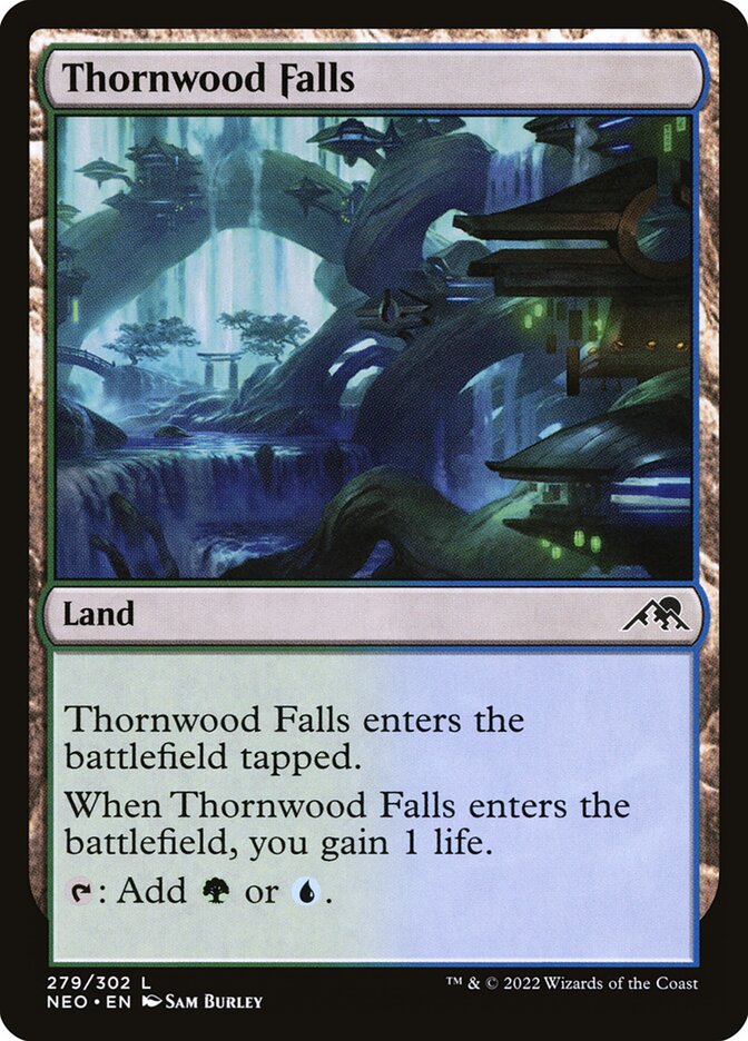 Cachoeira dos Espinhos / Thornwood Falls - Magic: The Gathering - MoxLand