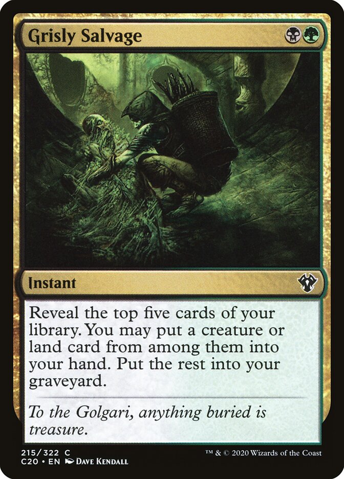 Salvamento Macabro / Grisly Salvage - Magic: The Gathering - MoxLand