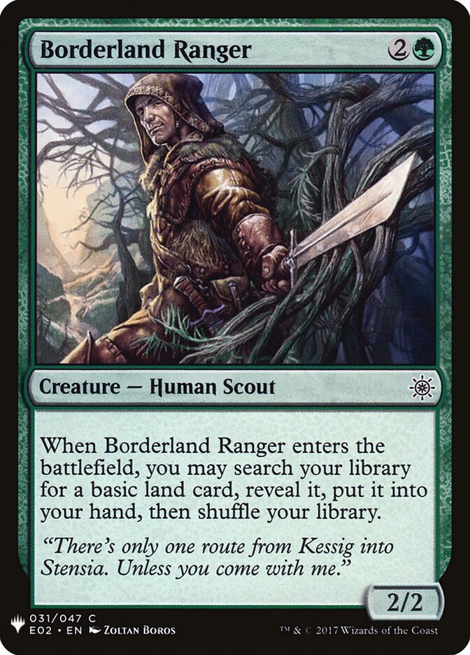 Patrulheiro de Fronteira / Borderland Ranger - Magic: The Gathering - MoxLand