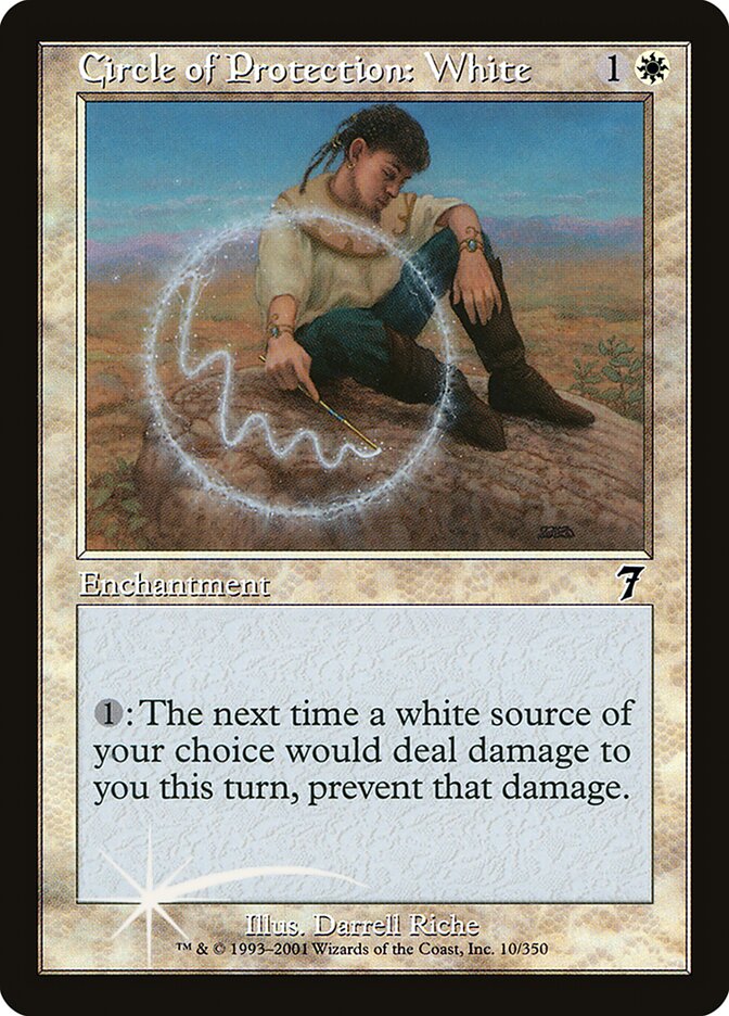 Círculo de Proteção: Branco / Circle of Protection: White - Magic: The Gathering - MoxLand