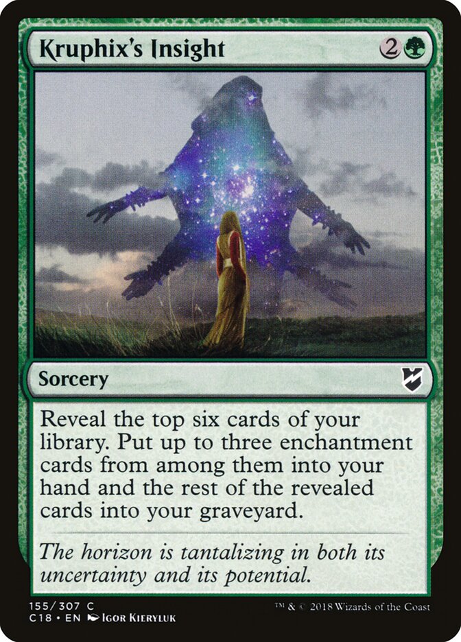 Visão de Crufix / Kruphix's Insight - Magic: The Gathering - MoxLand