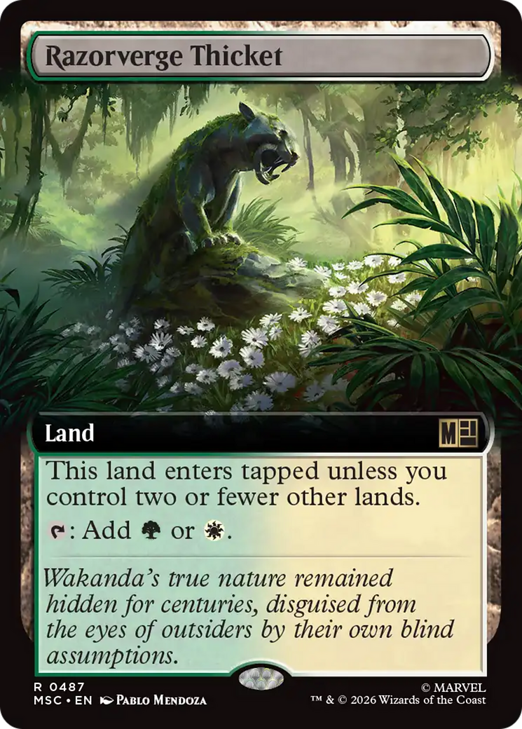 Bosque das Margens Cortantes / Razorverge Thicket - Magic: The Gathering - MoxLand