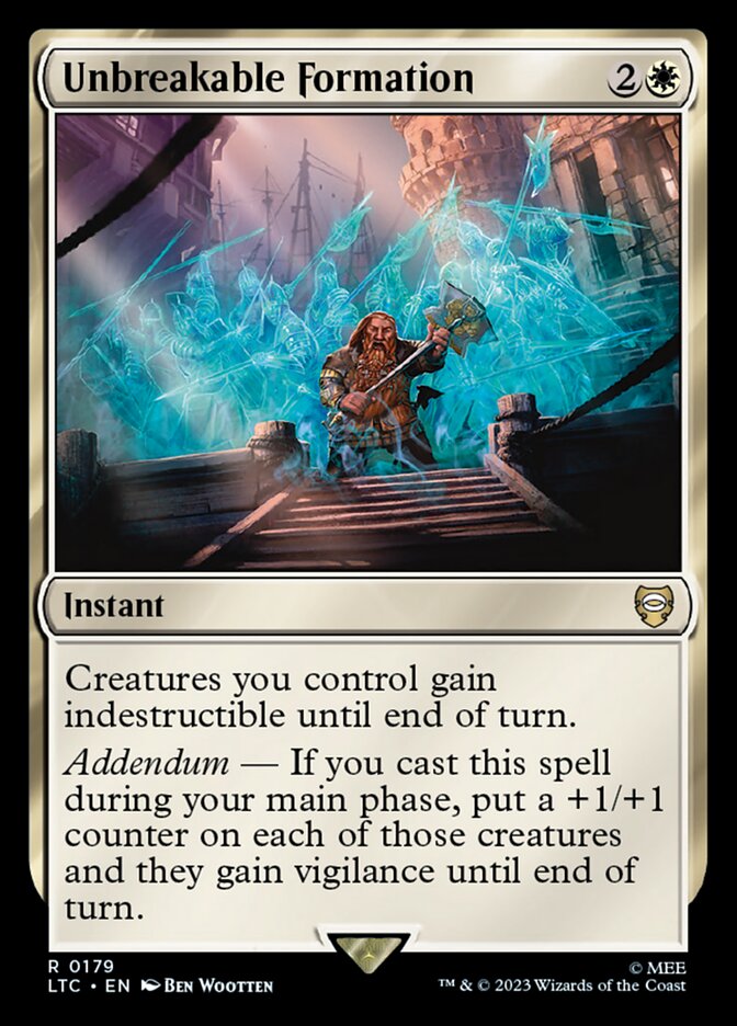 Formação Inquebrável / Unbreakable Formation - Magic: The Gathering - MoxLand