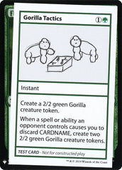 Gorilla Tactics - Magic: The Gathering - MoxLand