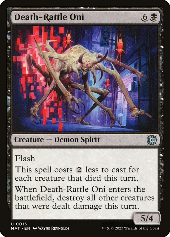 Oni dos Estertores / Death-Rattle Oni - Magic: The Gathering - MoxLand