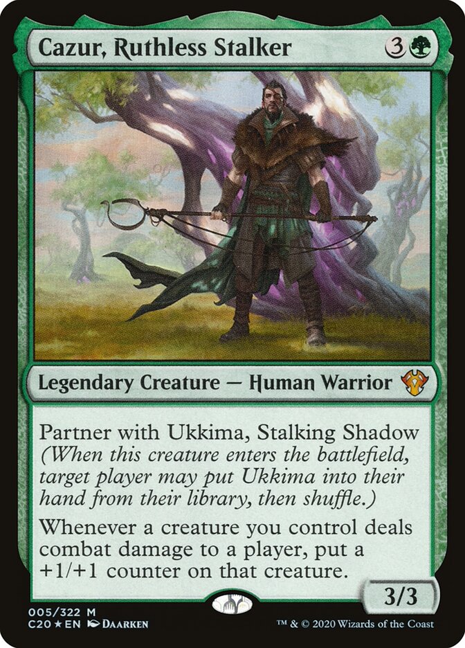 Cazur, Espreitador Impiedoso / Cazur, Ruthless Stalker - Magic: The Gathering - MoxLand