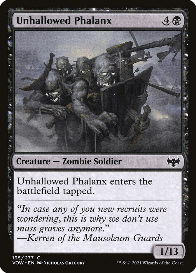 Falange Profanada / Unhallowed Phalanx - Magic: The Gathering - MoxLand