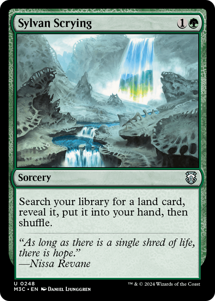 Auspício Silvestre / Sylvan Scrying - Magic: The Gathering - MoxLand