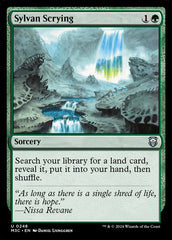 Auspício Silvestre / Sylvan Scrying - Magic: The Gathering - MoxLand