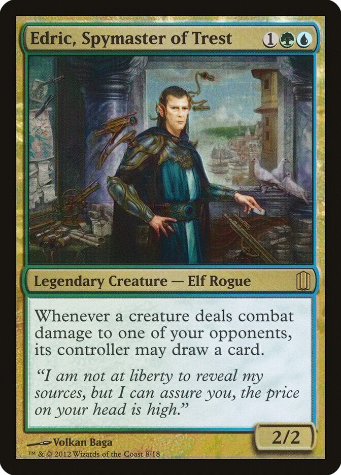 Edric, Espião-mestre de Trest / Edric, Spymaster of Trest - Magic: The Gathering - MoxLand