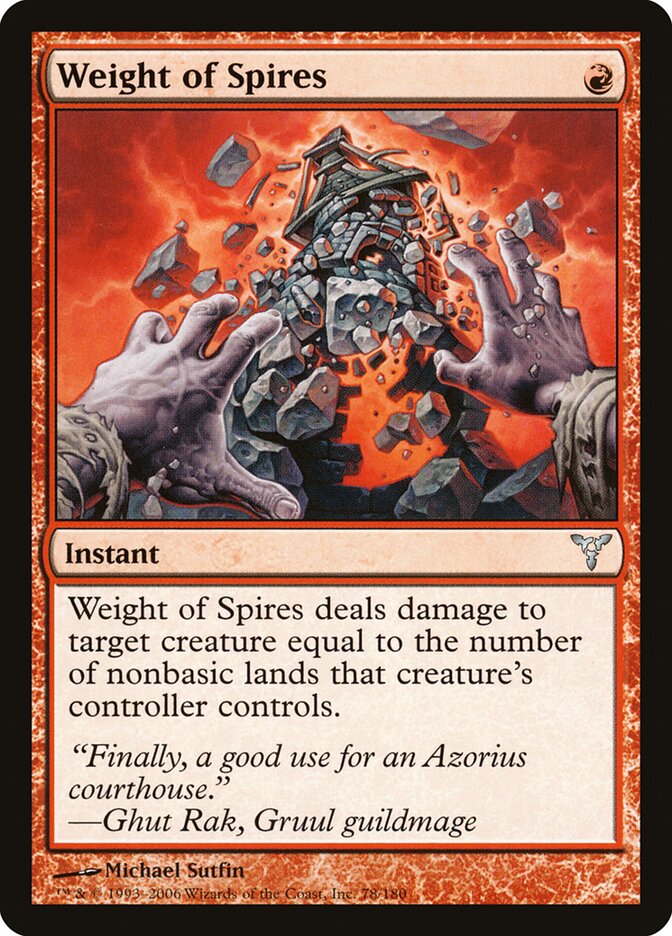 Peso de Espirais / Weight of Spires - Magic: The Gathering - MoxLand
