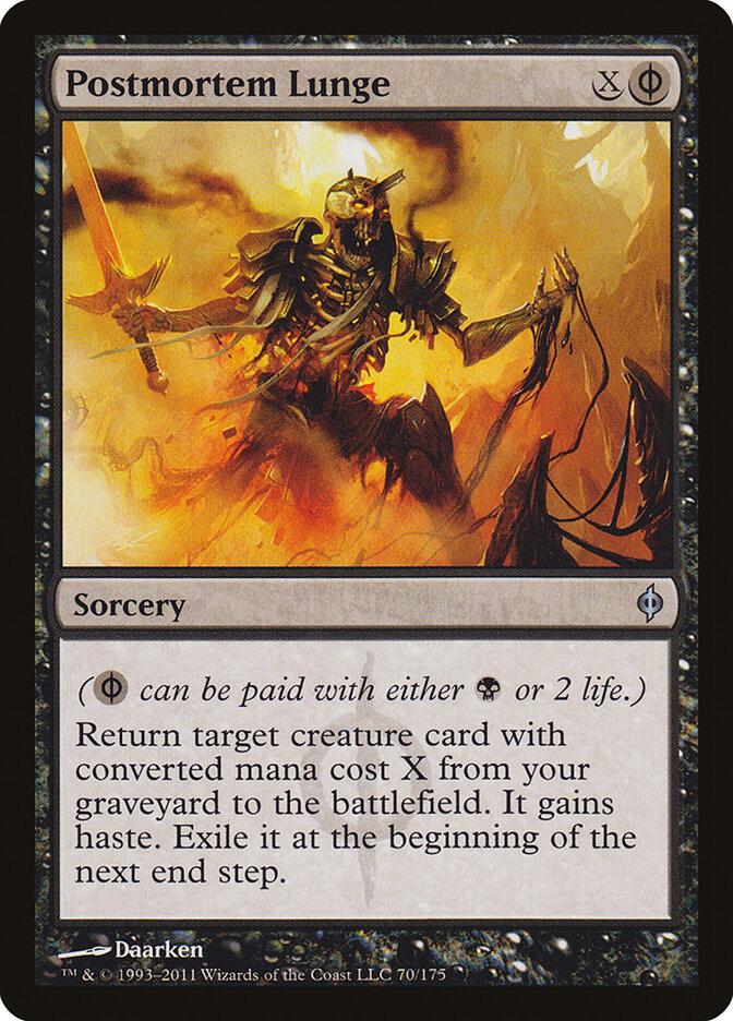 Guinada Póstuma / Postmortem Lunge - Magic: The Gathering - MoxLand