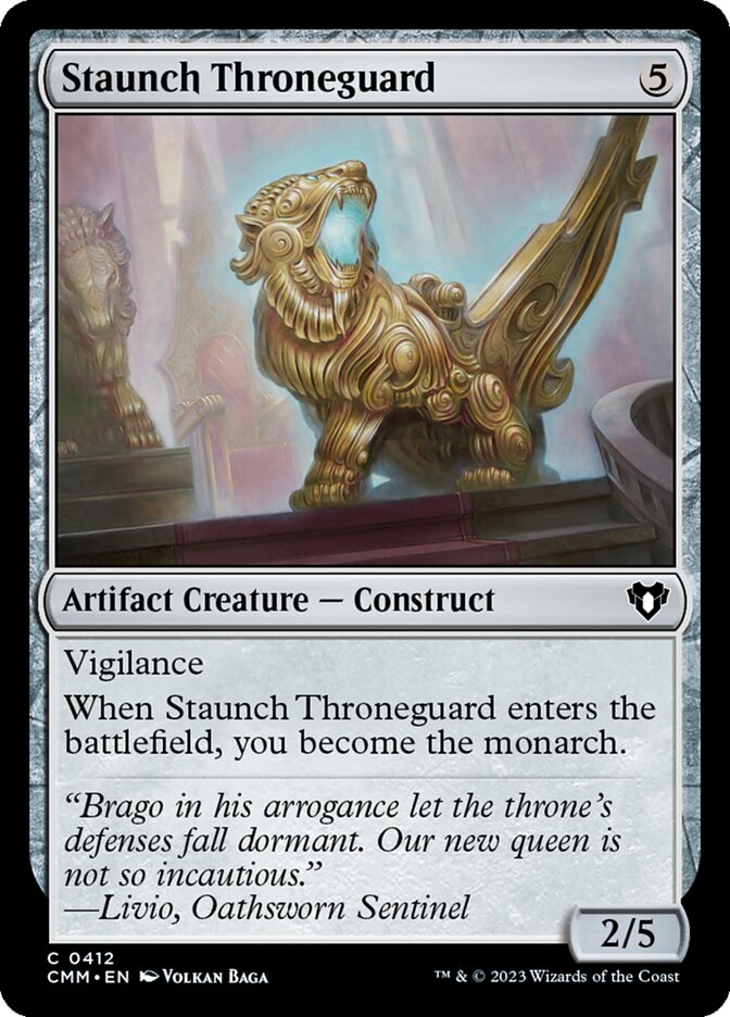 Guarda do Trono Inabalável / Staunch Throneguard - Magic: The Gathering - MoxLand