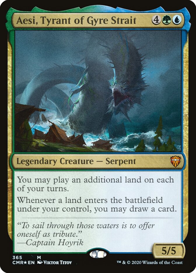 Aesi, Tirano do Estreito do Remoinho / Aesi, Tyrant of Gyre Strait - Magic: The Gathering - MoxLand