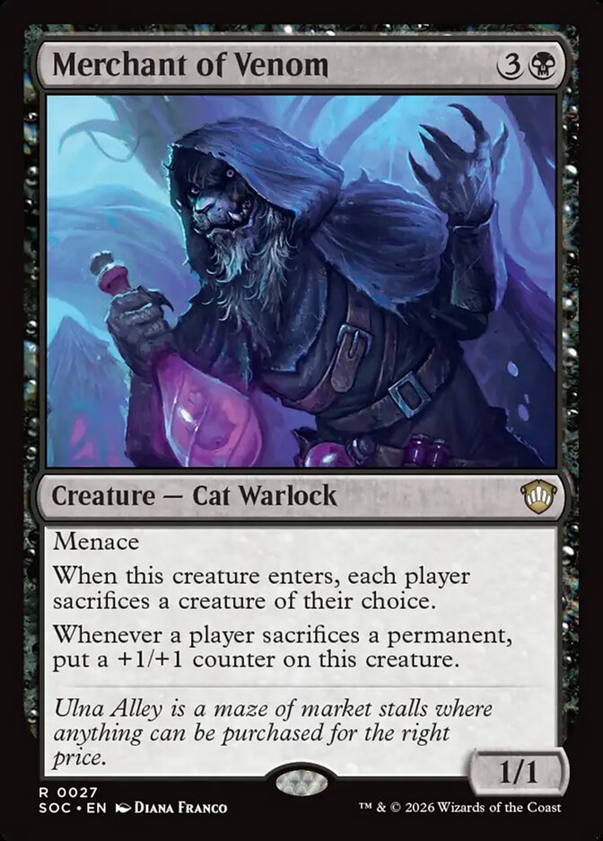 Merchant of Venom - Magic: The Gathering - MoxLand