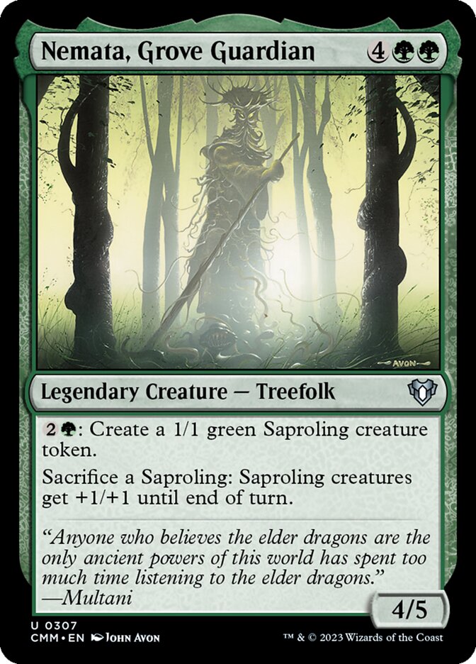 Nemata, A Guardiã do Bosque / Nemata, Grove Guardian - Magic: The Gathering - MoxLand