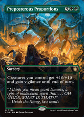 Proporções Absurdas / Preposterous Proportions - Magic: The Gathering - MoxLand
